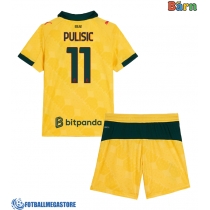 Fotballdrakt Barn AC Milan Christian Pulisic #11 Tredjedraktsett 2025-26 Kortermet (+ Korte bukser)